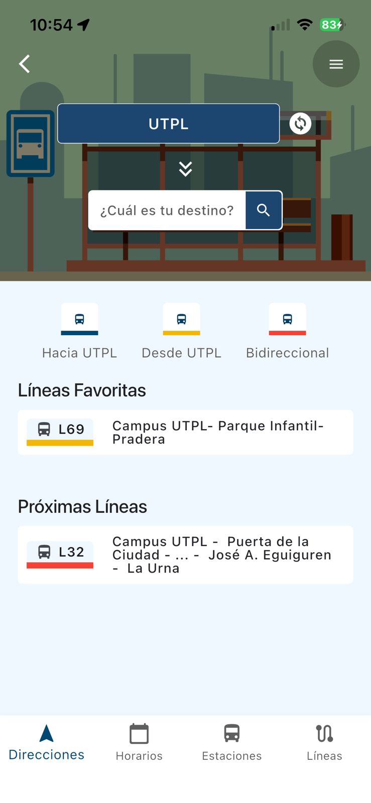 Captura de pantalla de UTPL+